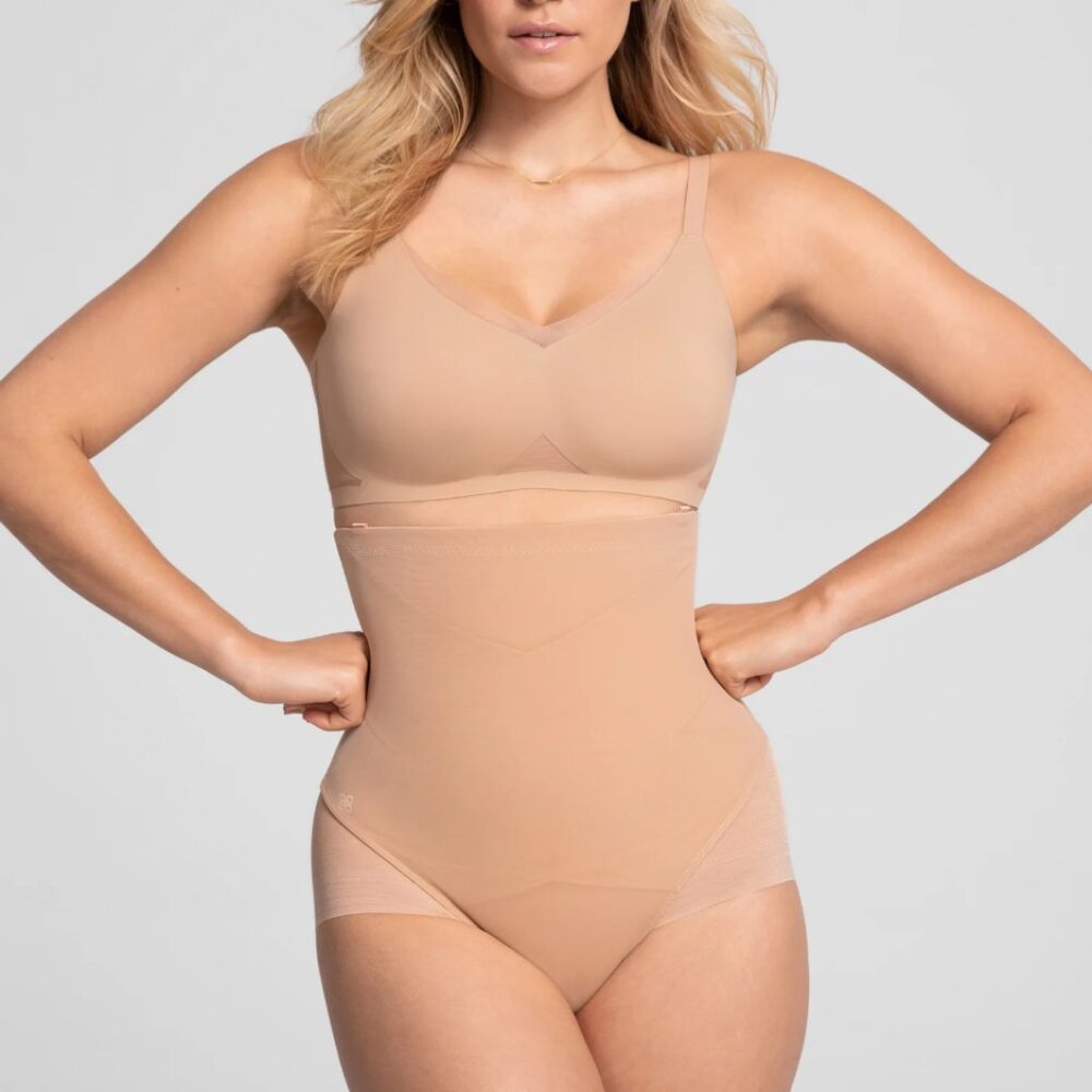 NWT Honeylove Superpower Brief in Sand Color